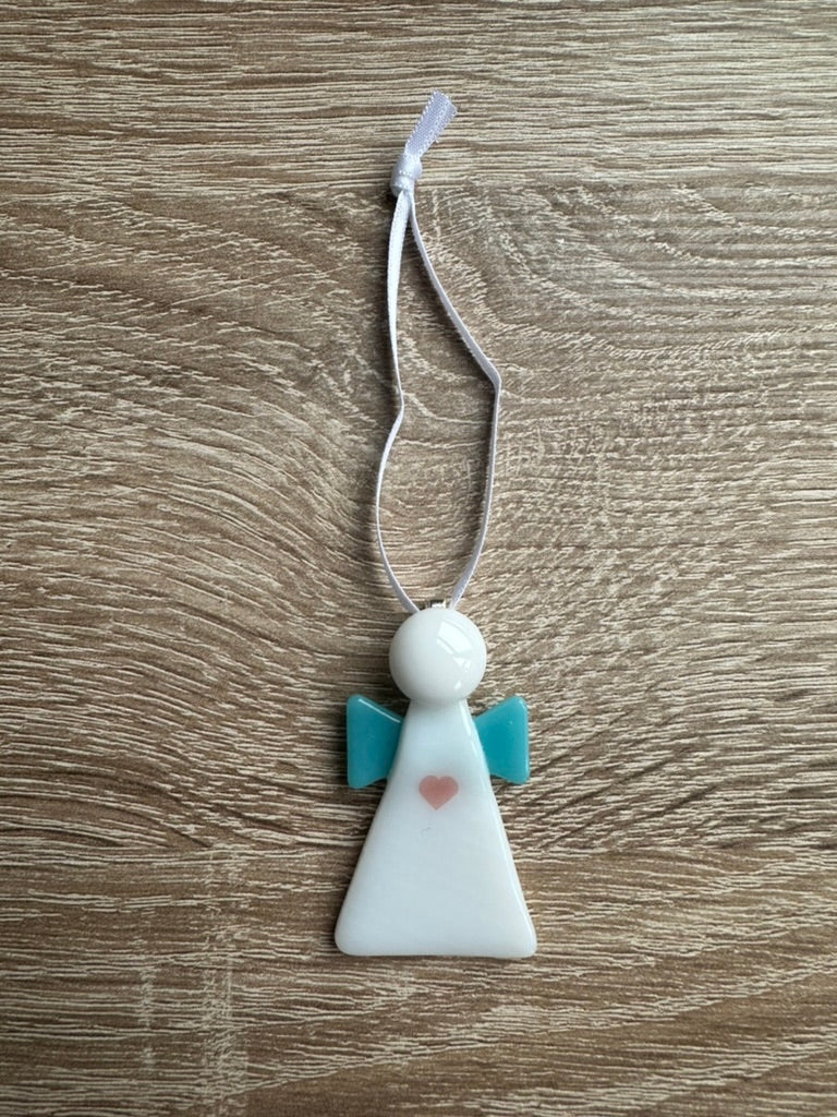Thinking of You Angel Glass Token