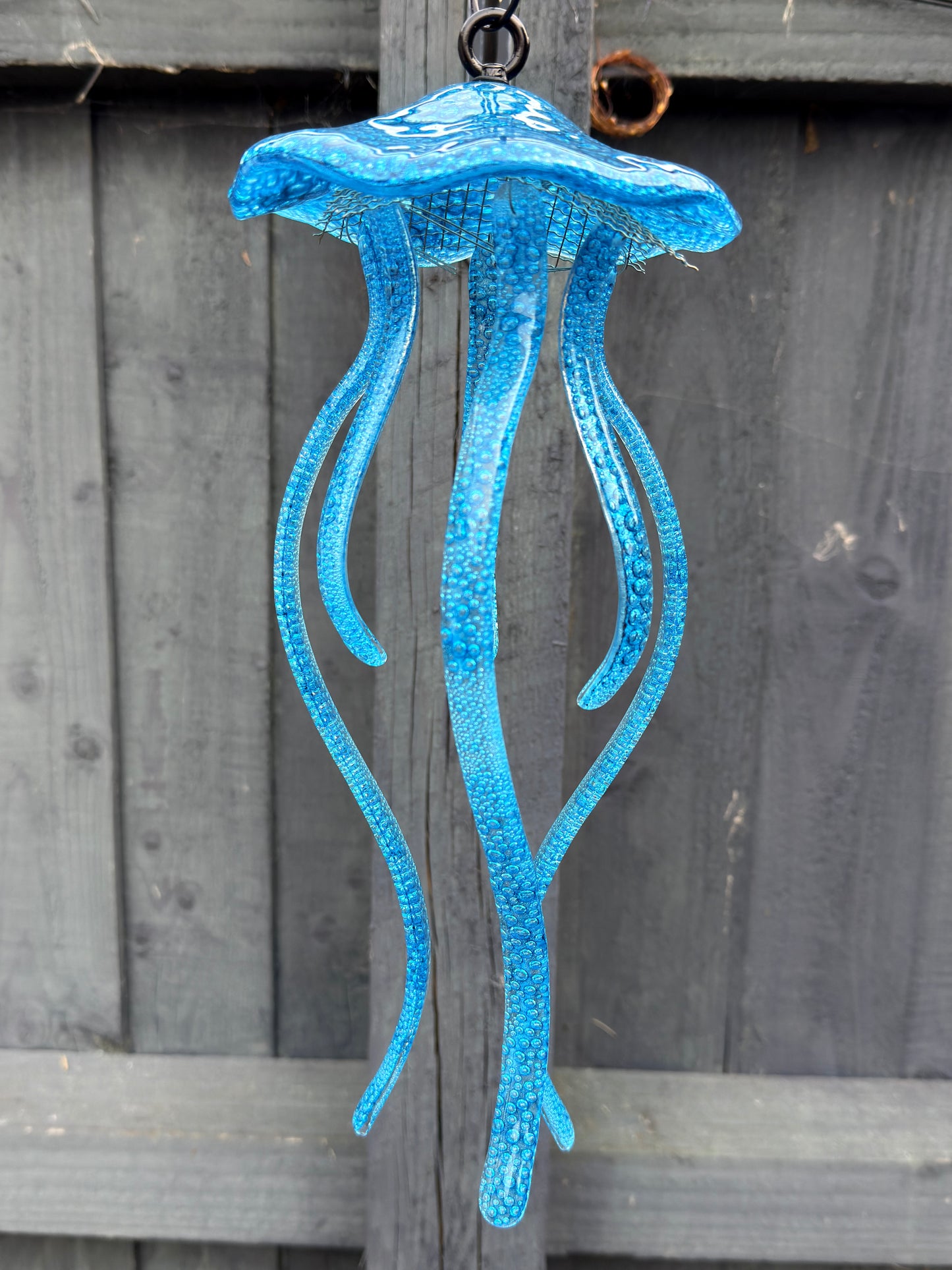 Glass Bubble Jellyfish Hanging Decoration